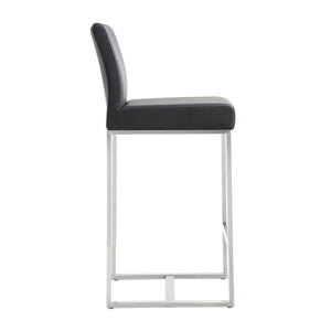 Denmark Black Steel Counter Stool