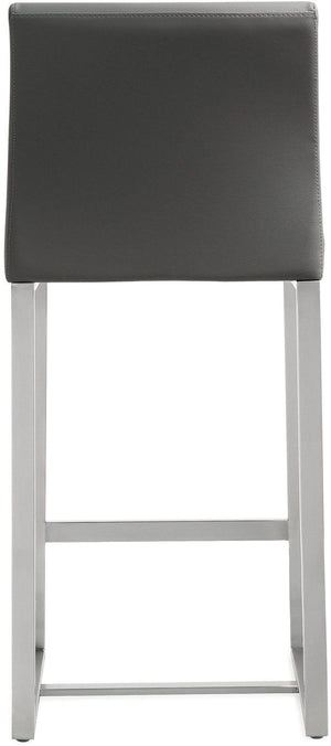 Denmark Grey Steel Counter Stool