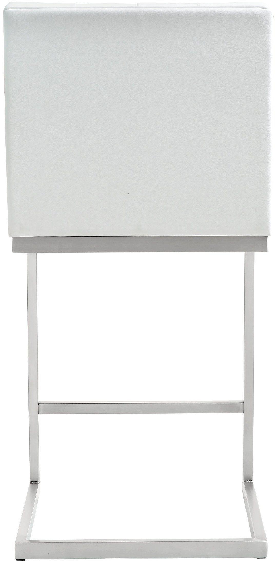 Helsinki White Steel Counter Stool