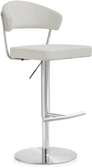 Cosmo Light Grey Steel Barstool