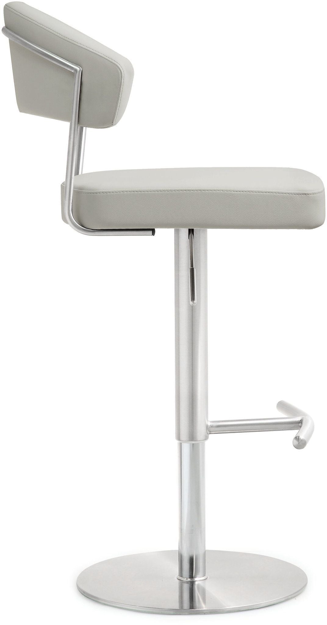 Cosmo Light Grey Steel Barstool