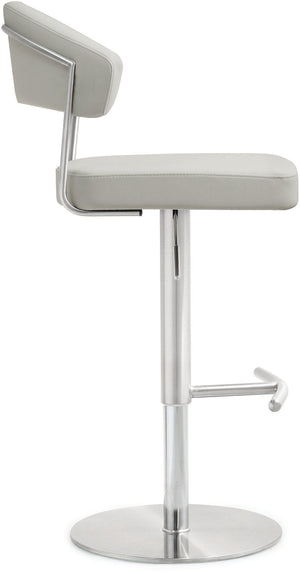 Cosmo Light Grey Steel Barstool