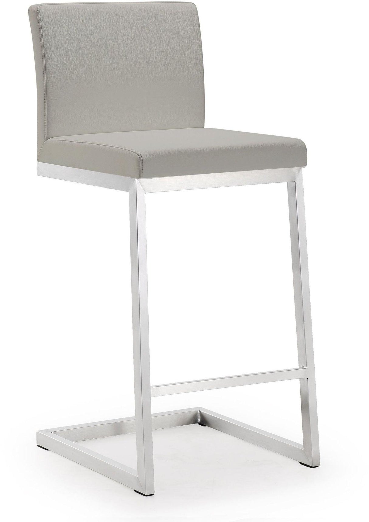 Parma Light Grey Steel Counter Stool