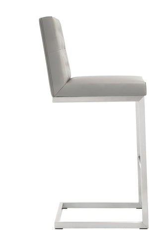 Helsinki Light Grey Steel Barstool