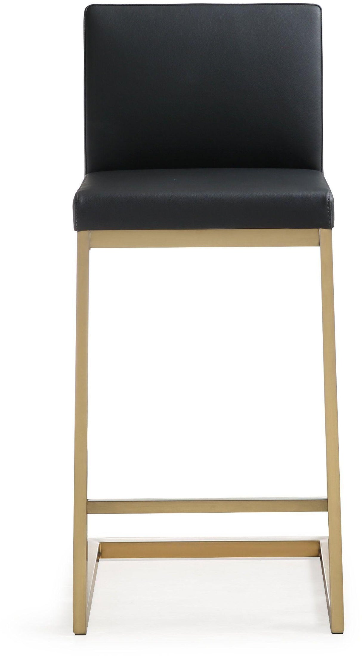 Parma Black Gold Steel Counter Stool