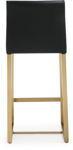 Denmark Black Gold Steel Counter Stool