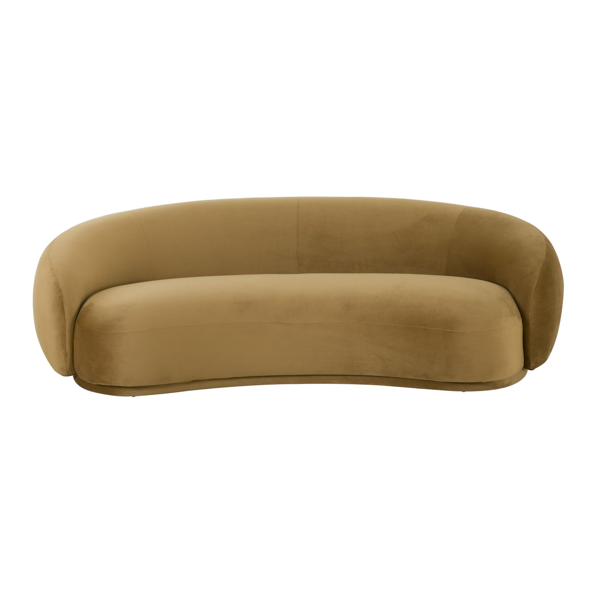 Kendall Cognac Velvet Sofa