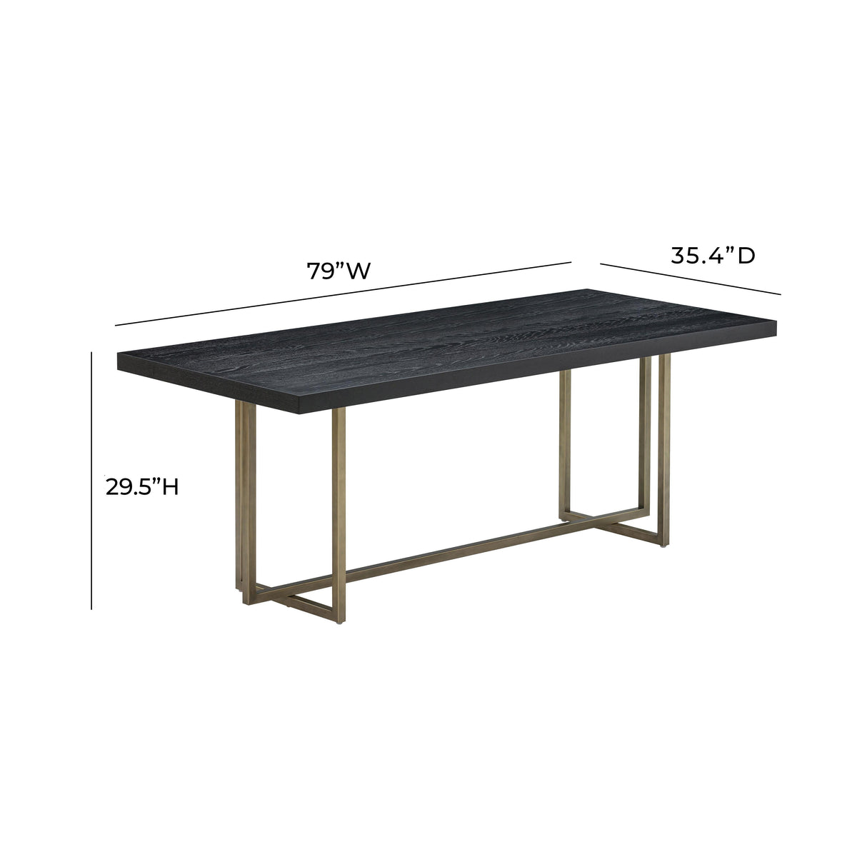 Mason Black Dining Table