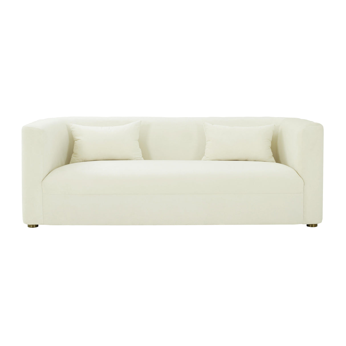 Callie Cream Velvet Sofa