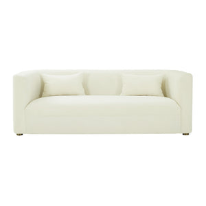 Callie Cream Velvet Sofa