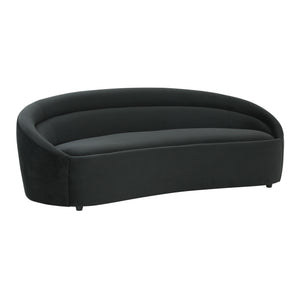 Ellison Black Velvet Sofa