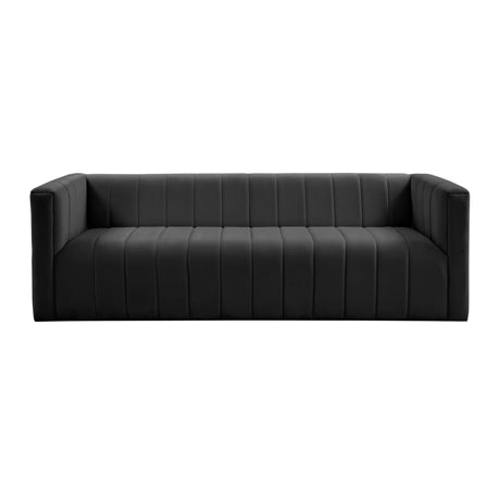 Norah Black Velvet Sofa