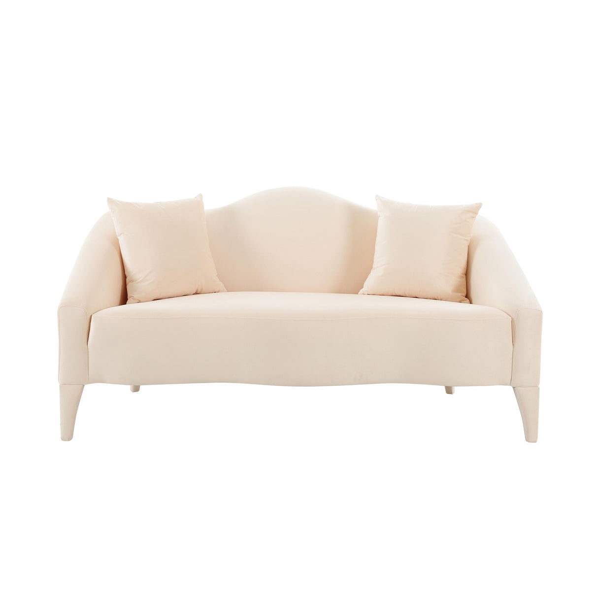 Naya Peche Velvet Loveseat