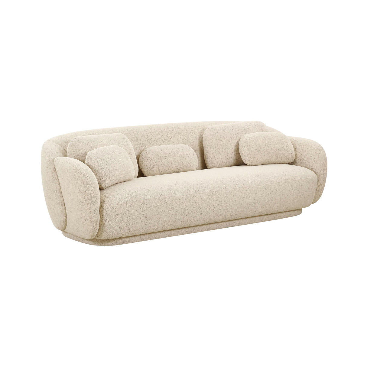 Misty Cream Boucle Sofa Set