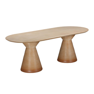 Fassa Terracotta Oval Indoor / Outdoor Dining Table