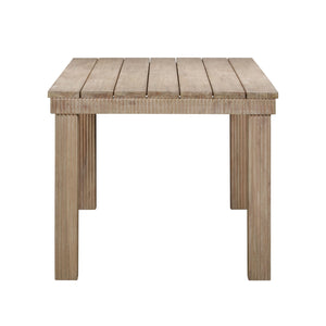 Cassie Natural 75 Inch Rectangular Outdoor Dining Table