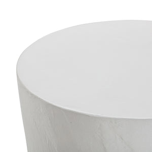 Margot Light Grey Faux Plaster Indoor / Outdoor Concrete Stool