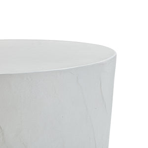 Margot Light Grey Faux Plaster Indoor / Outdoor Concrete Stool