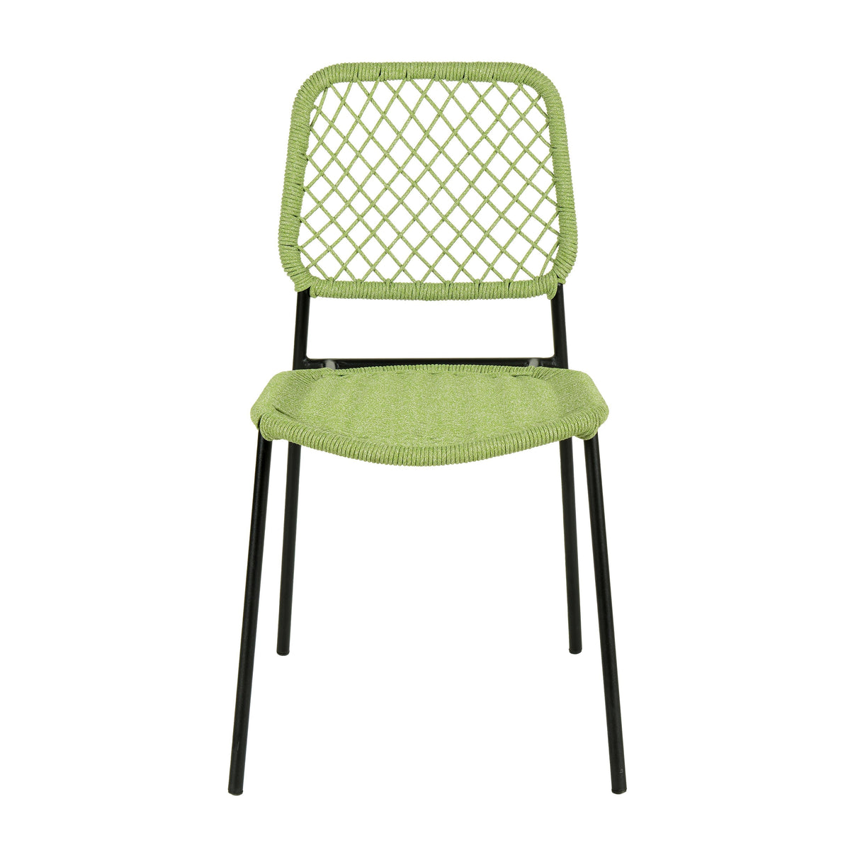 Lucy Green Dyed Cord Outdoor Dining Chair