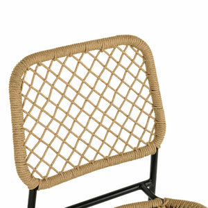 Lucy Natural Dyed Cord Outdoor Dining Chair