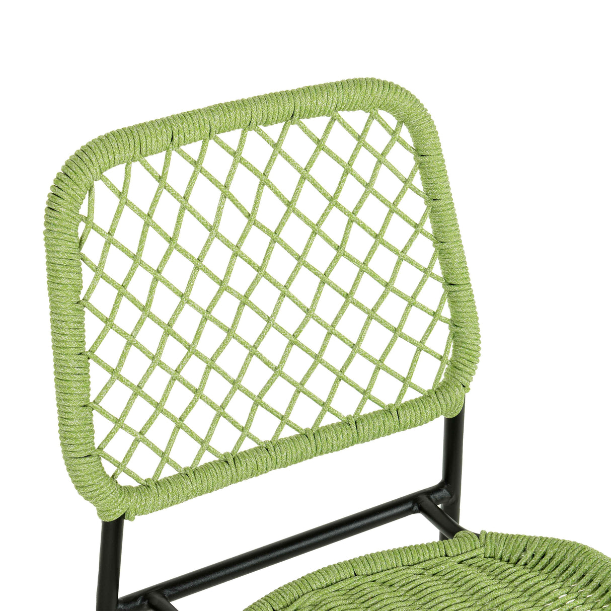 Lucy Green Dyed Cord Outdoor Counter Stool