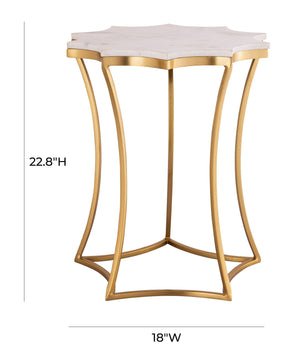 Camilla Marble Side Table