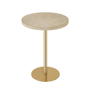 Fiona Gold Stone Side Table