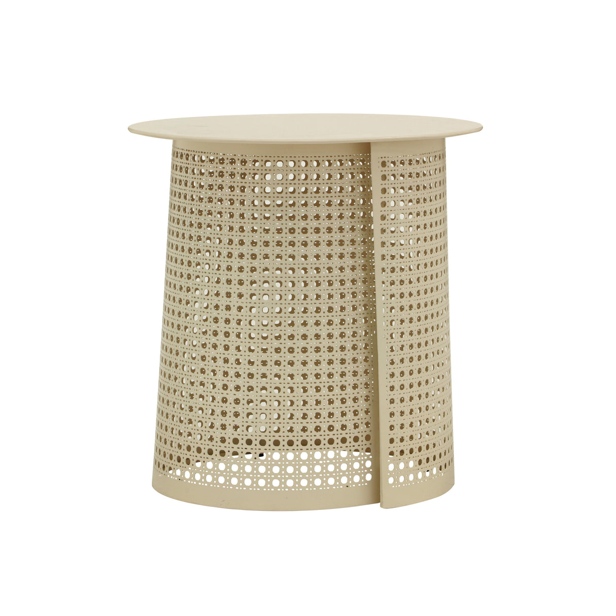 Pesky Eggnog Cream Side Table