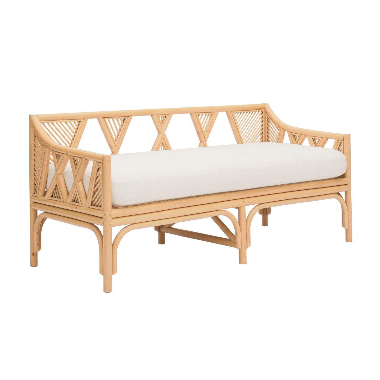 Jayla Natural Rattan Bench