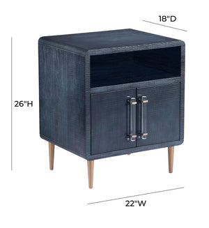 Marco Lacquer Indigo Side Table