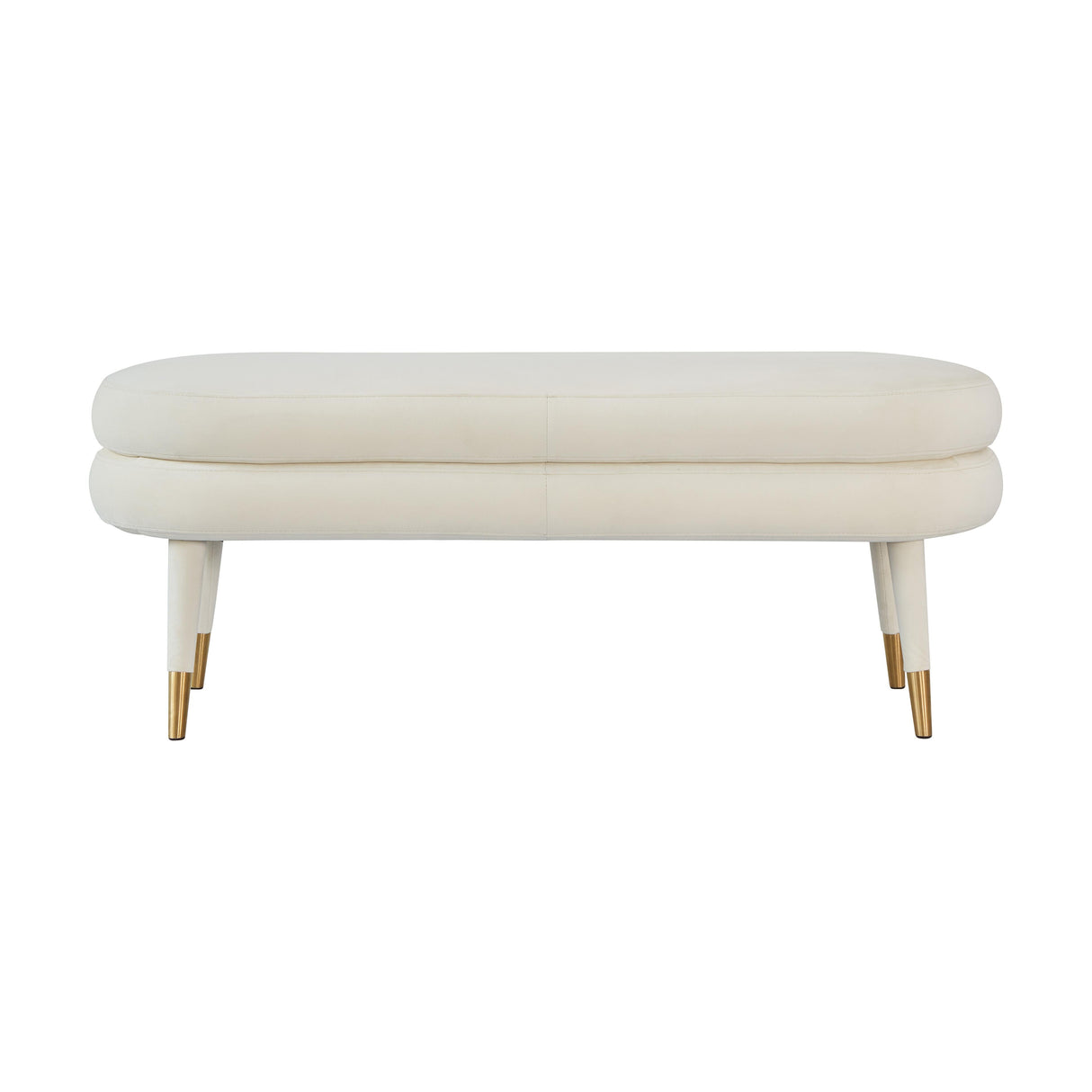 Betty Cream Velvet Bench