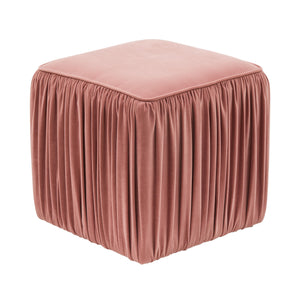 Morgan Mauve Pleated Ottoman