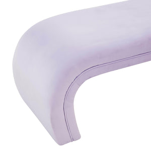 Kenya Lavender Velvet Bench