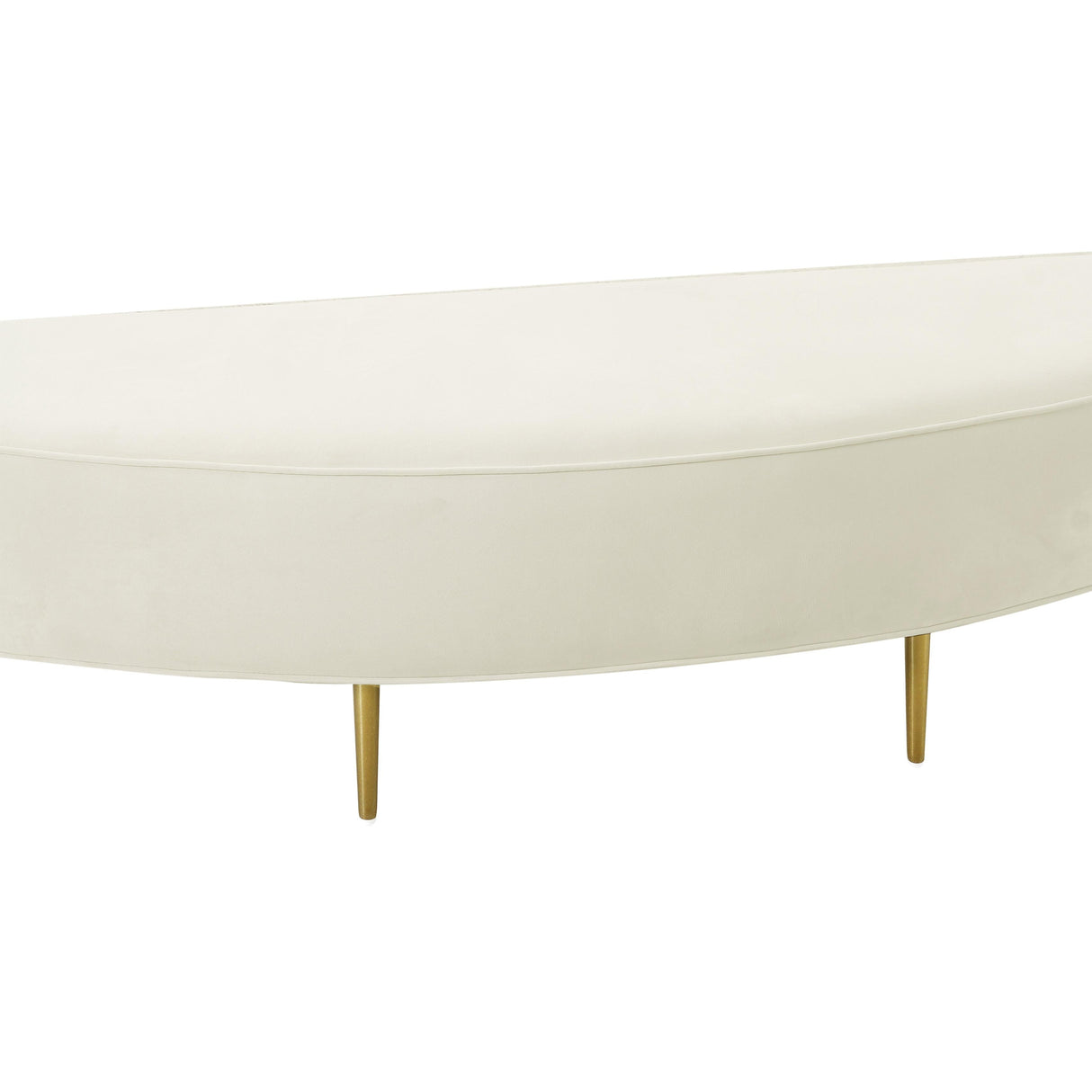 Bianca Cream Velvet Full Bench