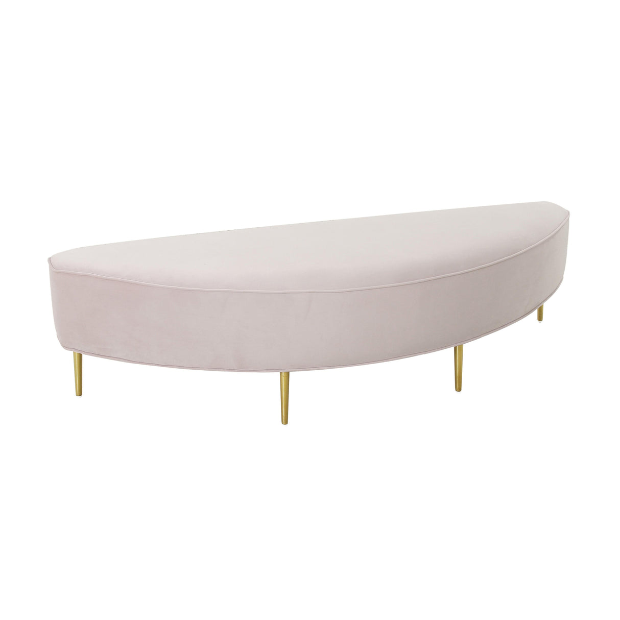 Bianca Blush Velvet Full Bench