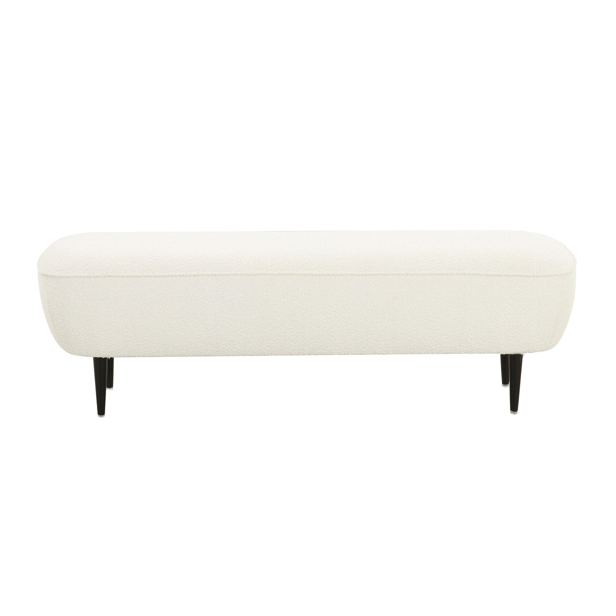 Denise Cream Boucle Bench