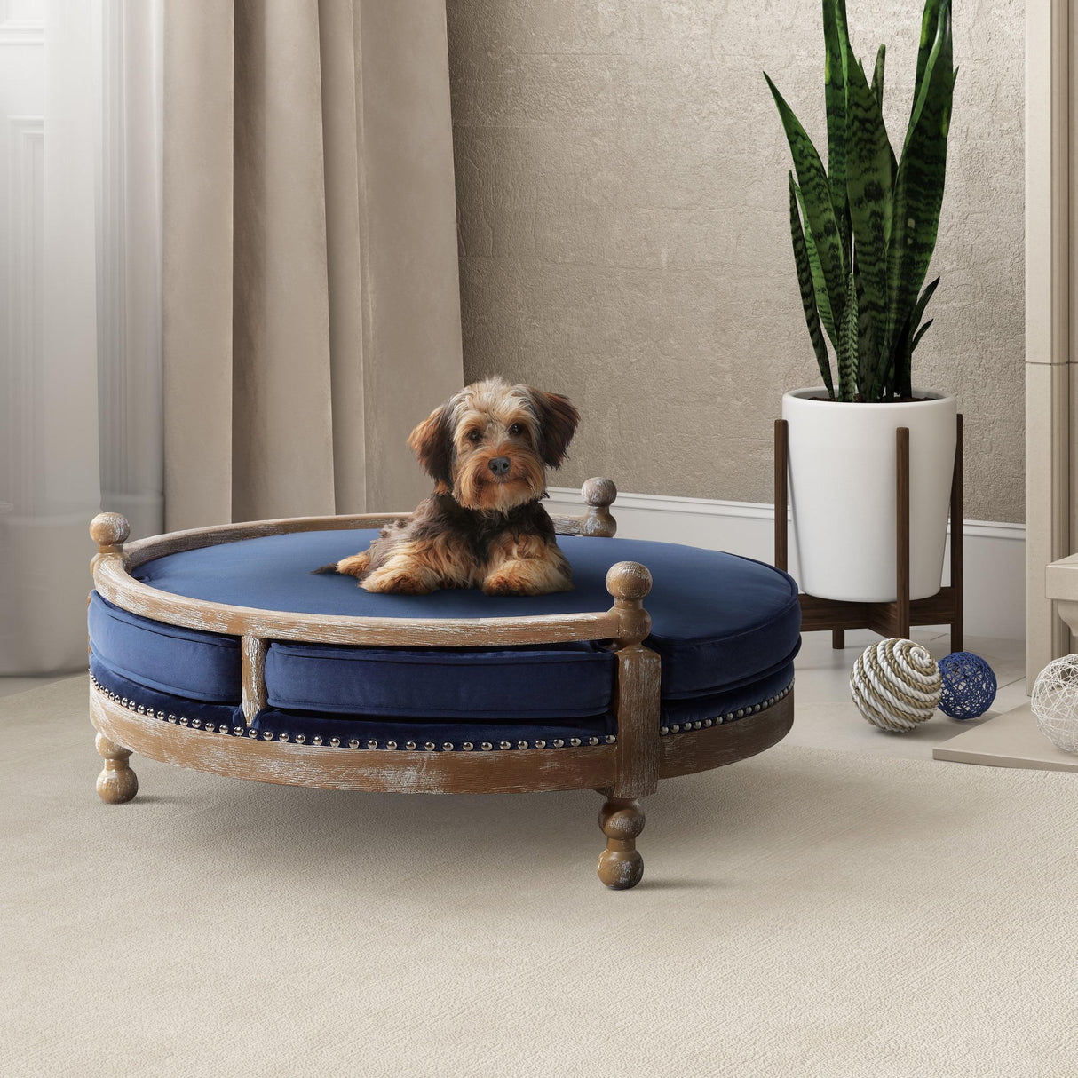 Hound Navy Pet Bed