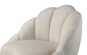 Bloom Cream Velvet Chair