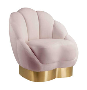 Bloom Blush Velvet Chair