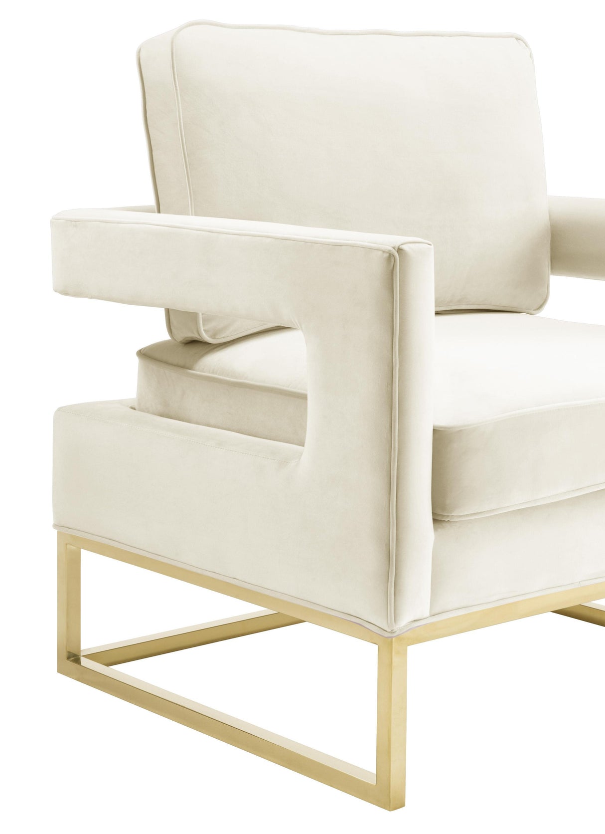 Avery Cream Velvet Chair