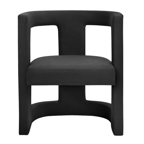 Ada Black Velvet Chair