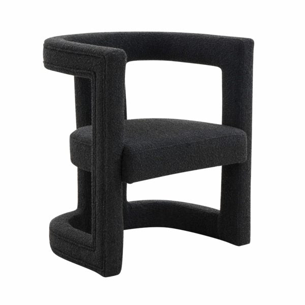 Ada Black Boucle Chair