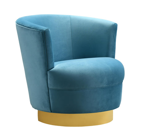 Noah Lake Blue Swivel Chair