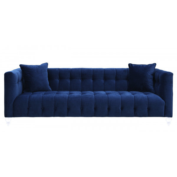 Bea Pink Velvet Sofa