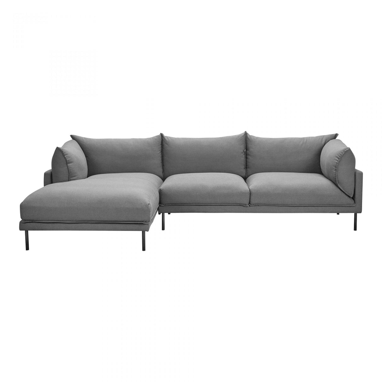 Jamara Sectional Charcoal Left