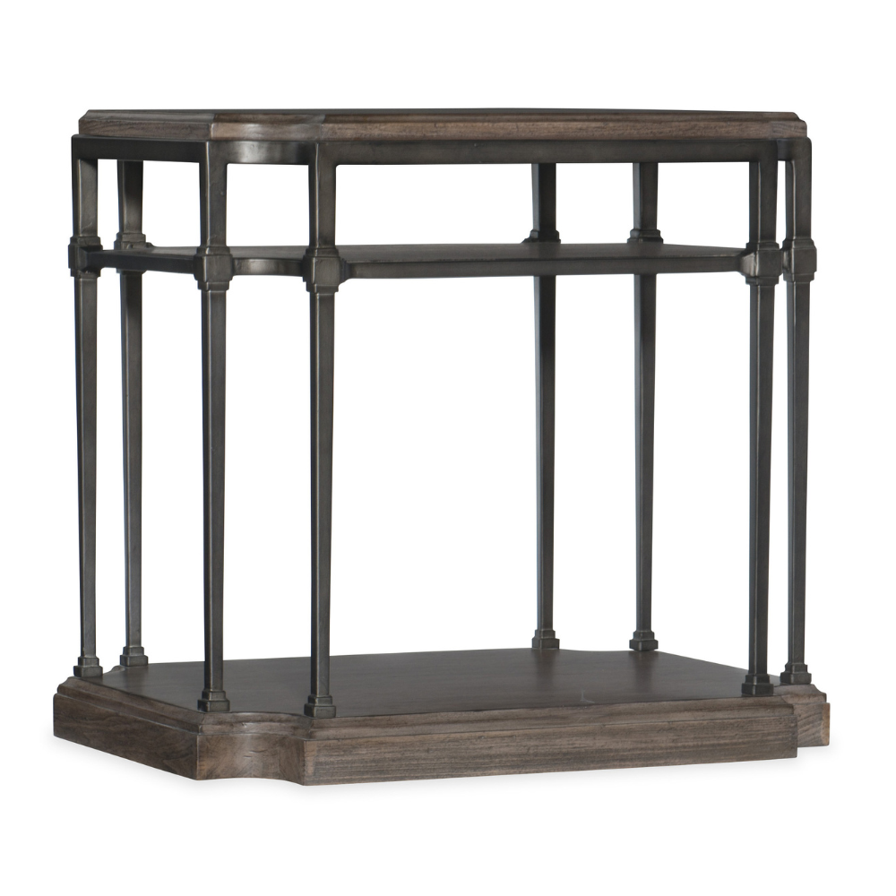End Table w/ Metal