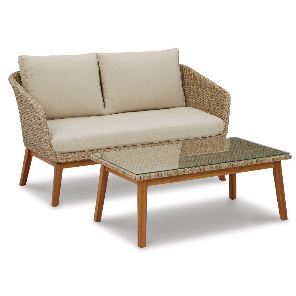 Loveseat w/Table (2/CN)