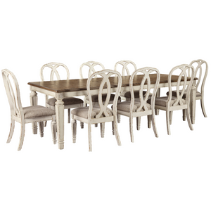 Realyn Dining Table and 8 Chairs Set