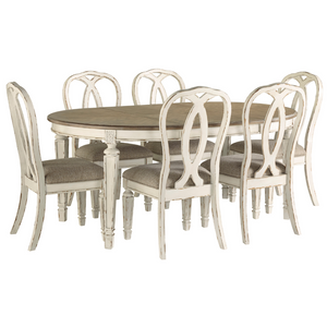 Realyn Dining Table and 6 Chairs Set