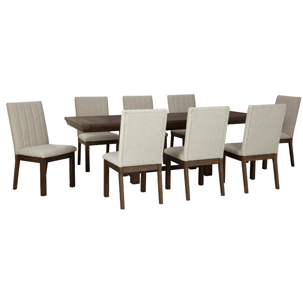 Dellbeck Dining Table and 8 Chairs Set w/Server